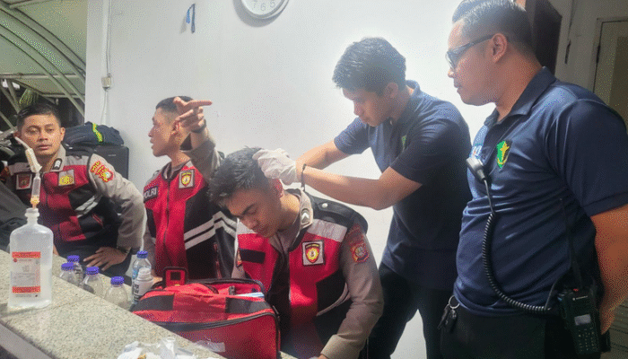 Polisi jadi Korban Aksi Mahasiswa Trisakti Mei 2025/Istimewa