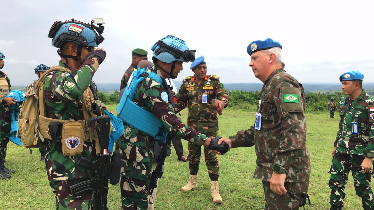 Force Commander Monusco Kunjungi Komanda untuk Menyampaikan Belasungkawa Kepada Korban Penyerangan Gereja