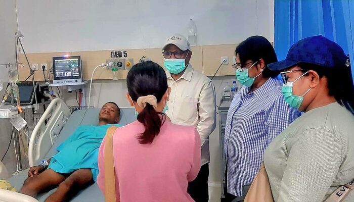 Maikel Welerubun Pasien Luka Tembak Dirujuk ke RS Prof. Kandouw Manado