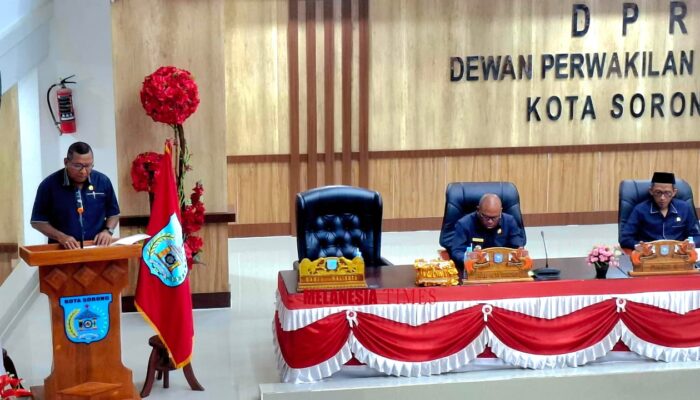 DPR Rekomendasi Beberapa Poin Penting Pada APBD Perubahan Tahun 2025 Pemerintah Kota Sorong