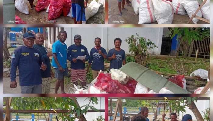 2,2 Ton Sampah di Perairan Manswar dan Pulau Gam, BLUD UPTD KKP RAJA AMPAT Terapkan Metode Marine Debris