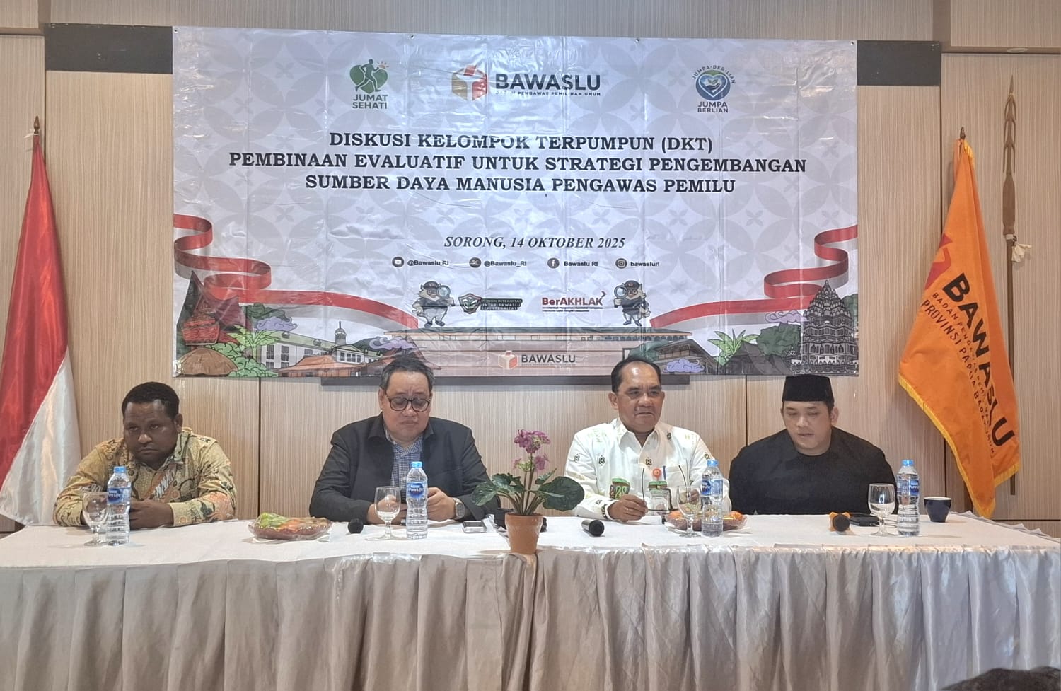Melalui DKT, Bawaslu RI Mantapkan Strategi Pengembangan SDM Pengawas Pemilu di Papua Barat Daya