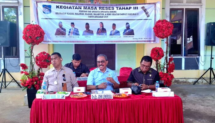 Reses Terakhir Tahap III DPRK Sorong di Remu Selatan, Warga Sampaikan Aspirasi Soal Insentif dan Lapangan Kerja