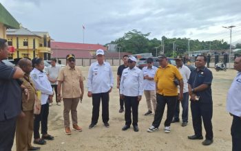 Wali Kota, Wakil Walikota dan DPRK Sorong Tinjau Empat Lokasi Relokasi Pedagang Pasar Remu
