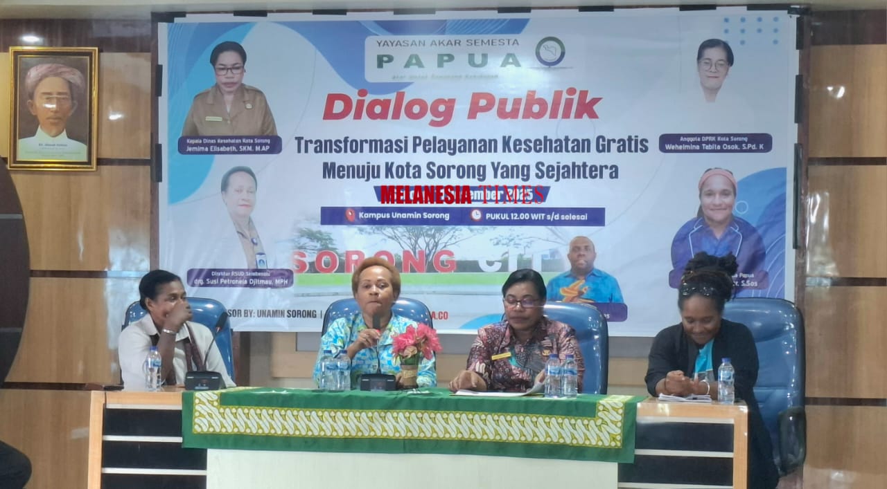 Dialog Publik Yayasan Akar Semesta Papua, Jemima Lobat: Pelayanan Kesehatan Gratis Sudah Siap Diakses Masyarakat