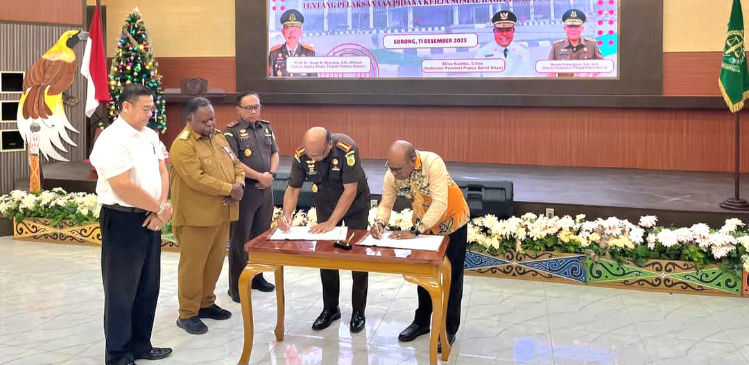 Pemda dan Kejaksaan Sepakat Terapkan Pidana Kerja Sosial di Papua Barat Daya