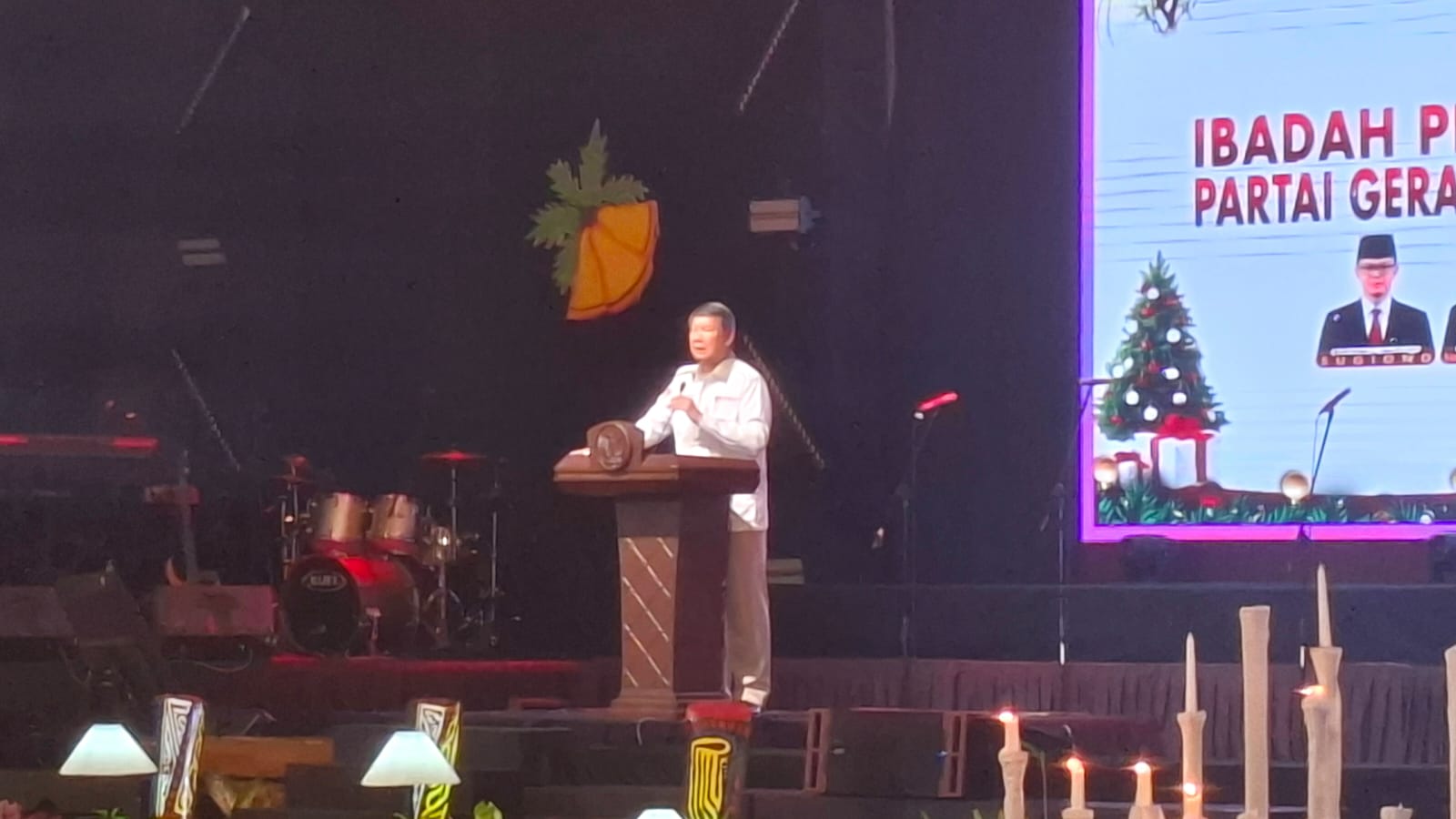 Petinggi Gerindra Berbagi Kasih Dalam Perayaan Natal Nasional