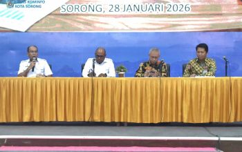 BPK Audit Interim LKPD 2025, Wali Kota Sorong Minta OPD Siap dan Kooperatif