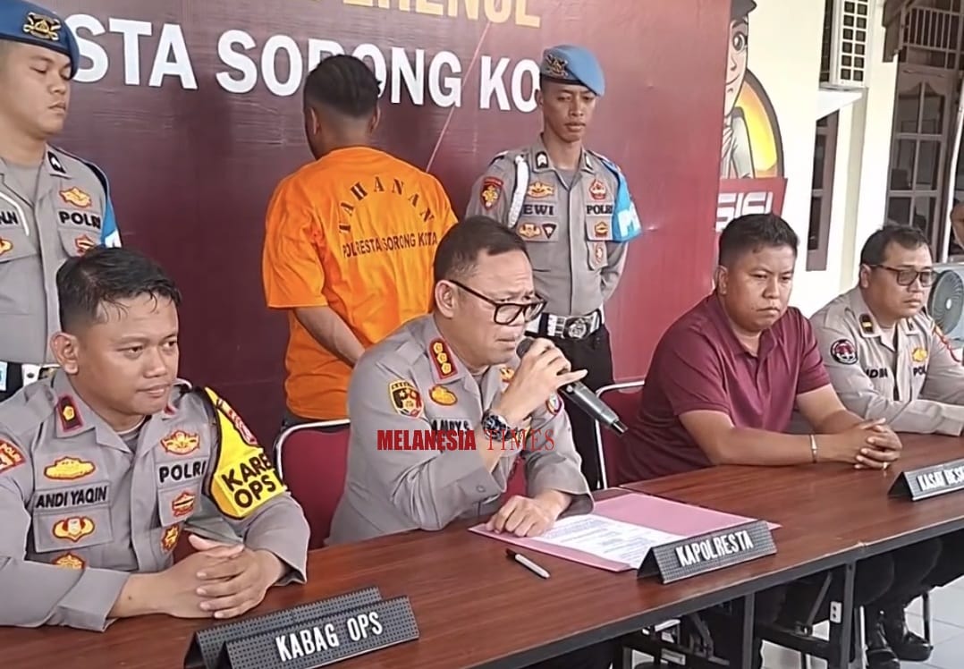 Cemburu Berujung Maut, Polresta Sorong Kota Berhasil Ringkus Pelaku Pembunuhan