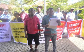 SERFAMWEMA Protes Ganti Rugi Tanah Ulayat Bendungan Danau Ayamaru Dinilai Tak Tepat Sasaran