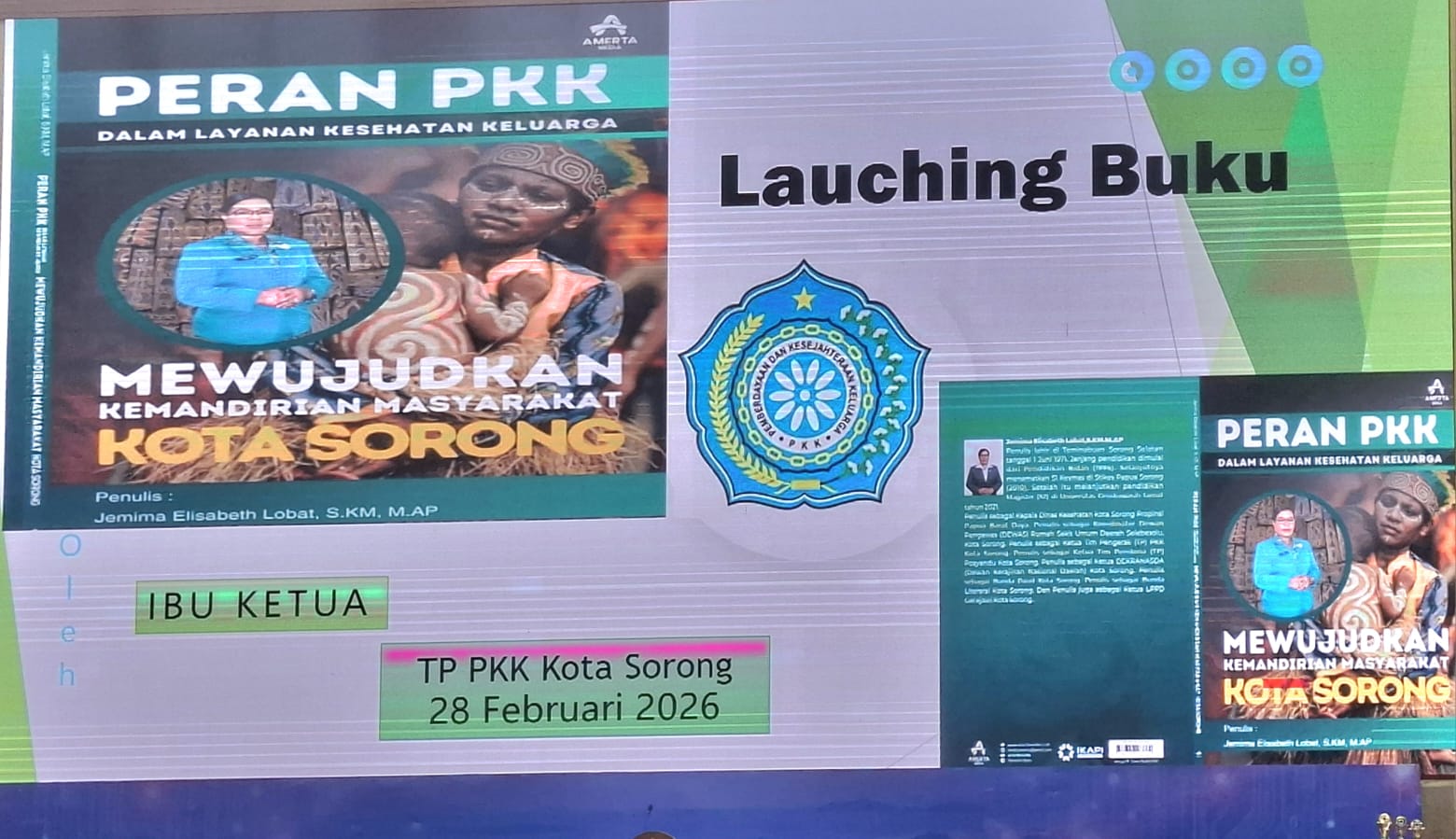 Jemima Lobat Luncurkan Buku Peran PKK, Tegaskan Peran Perempuan Bangun Kesehatan Keluarga