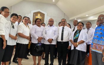 Septinus Lobat Resmi Nahkodai Pusat Pelatihan GKI, Fokus Cetak Generasi Unggul Papua