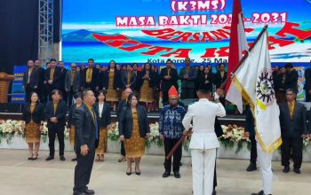 Wali Kota Septinus Lobat Resmi Melantik Anneke Lieke Makatuuk Sebagai Ketua K3MS