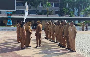 Wali Kota Septinus Lobat Tekankan Disiplin ASN dan Penguatan Kinerja dalam Apel Gabungan