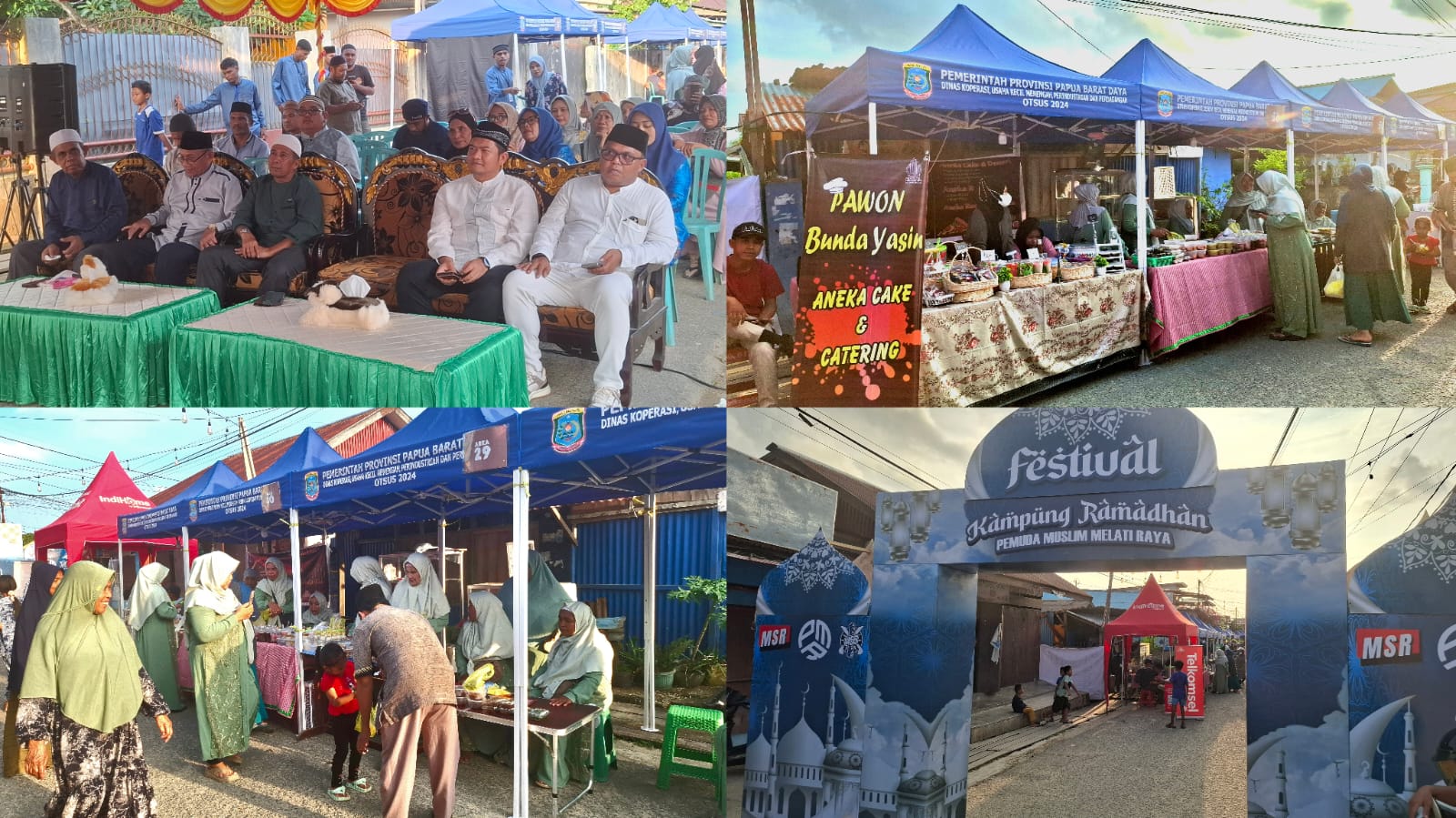 Pemerintah Provinsi PBD Resmi Membuka Festival Kampung Ramadhan Pemuda Muslim Melati Raya