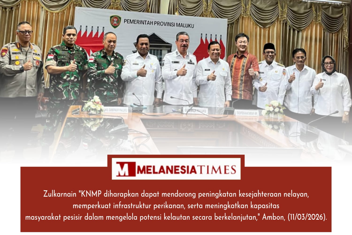 Bupati Zulkarnain Hadirkan Tujuh Kampung Nelayan Merah Putih di Maluku Tengah untuk Kesejahteraan Nelayan