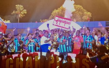 Penyerahan Piala Kepada Persikos Kota Sorong Juara Liga 4 Piala Gubernur Papua Barat Daya 2025–2026