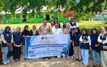 Sosialisasi Bahaya Narkoba dan Pergaulan Bebas, Mahasiswa KKN Unidjar Wattiheluw Gandeng Puskesmas dan Polsek Tehoru