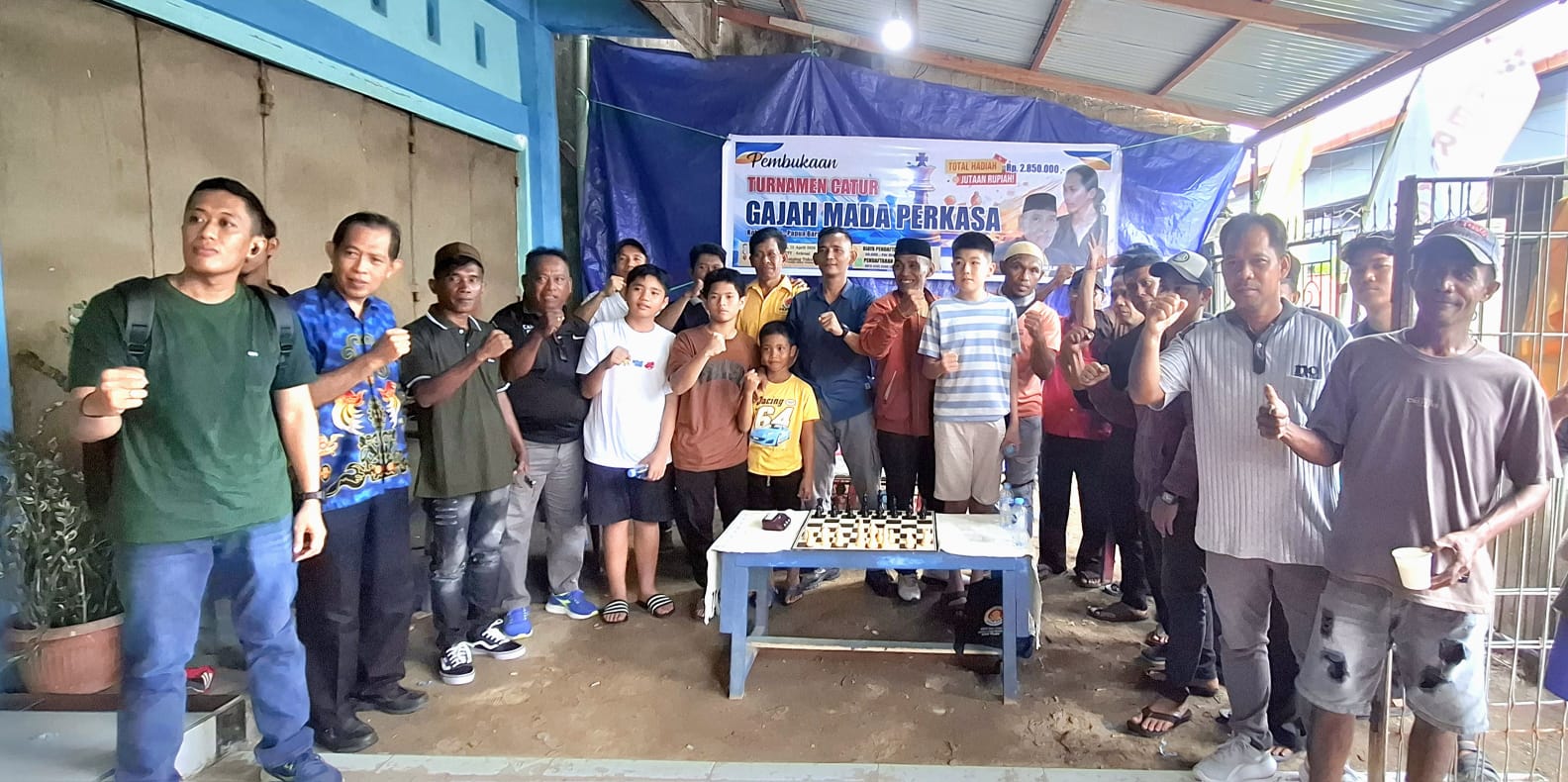 Gajah Mada Perkasa Cup Resmi Dibuka, Ajang Berburu Bibit Pecatur Muda di Sorong