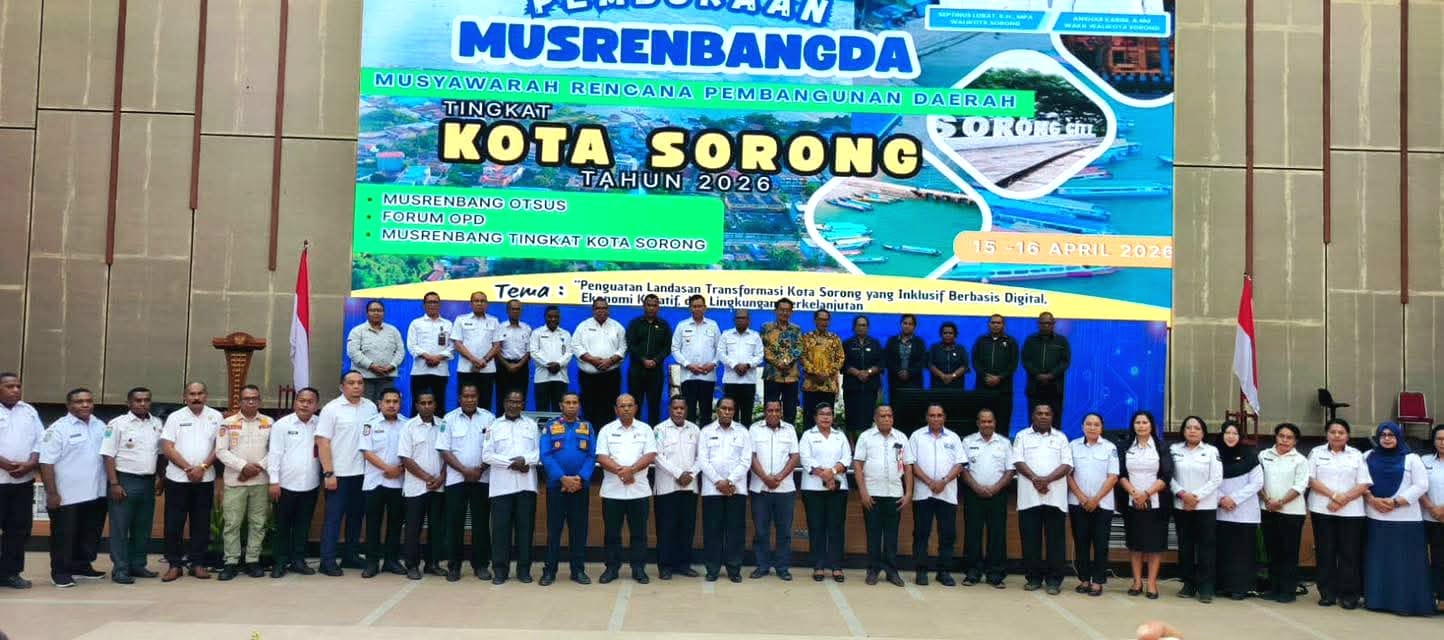 Musrenbang 2026: Wali Kota Sorong Minta Program Otsus Fokus dan Berdampak Nyata