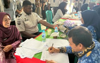 Peringati Hari Bhakti Pemasyarakatan ke-62, Lapas dan Bapas Sorong Gelar Donor Darah