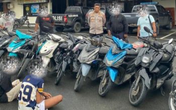 9 Motor Curian Diamankan, Team Mangewang Polresta Sorong Kota Ringkus Komplotan Curanmor dan Jambret