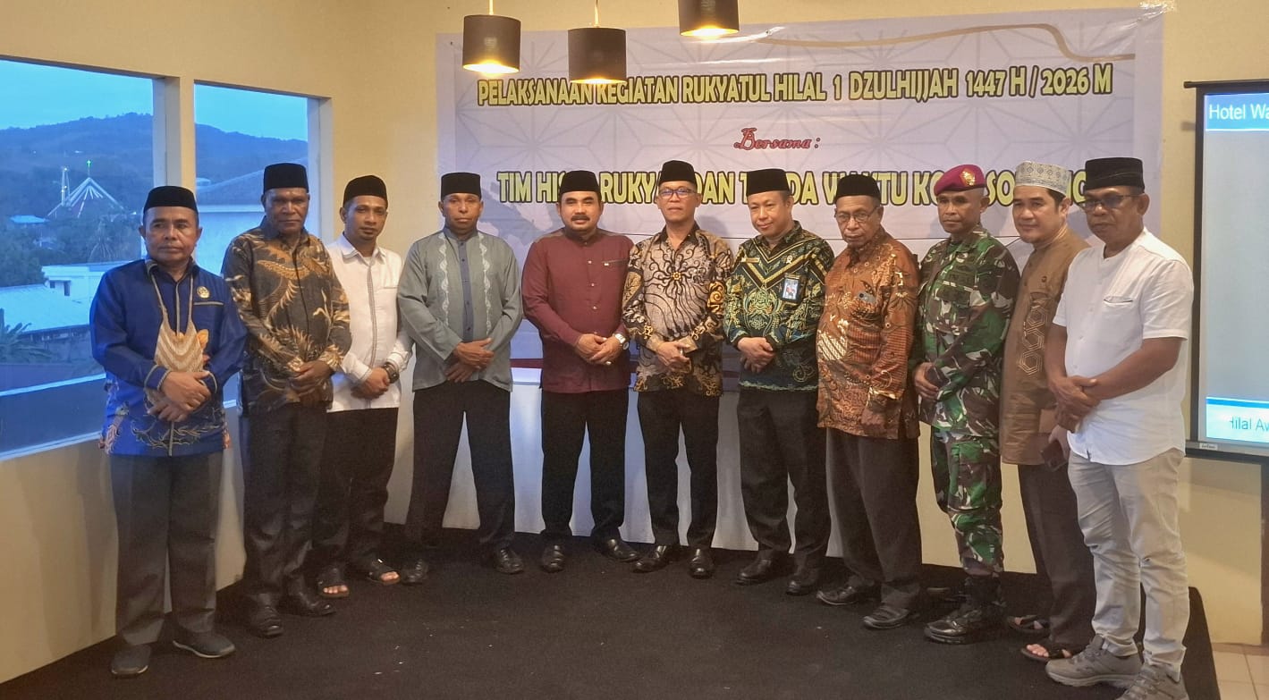 Cuaca Mendung, Hilal 1 Dzulhijjah 1447 H di Sorong Gagal Terpantau