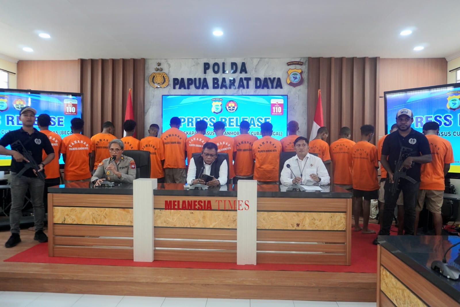 Polda PBD Tangkap 16 Orang Dengan Modus Pencurian Baru, 22 Motor Curian Diamankan
