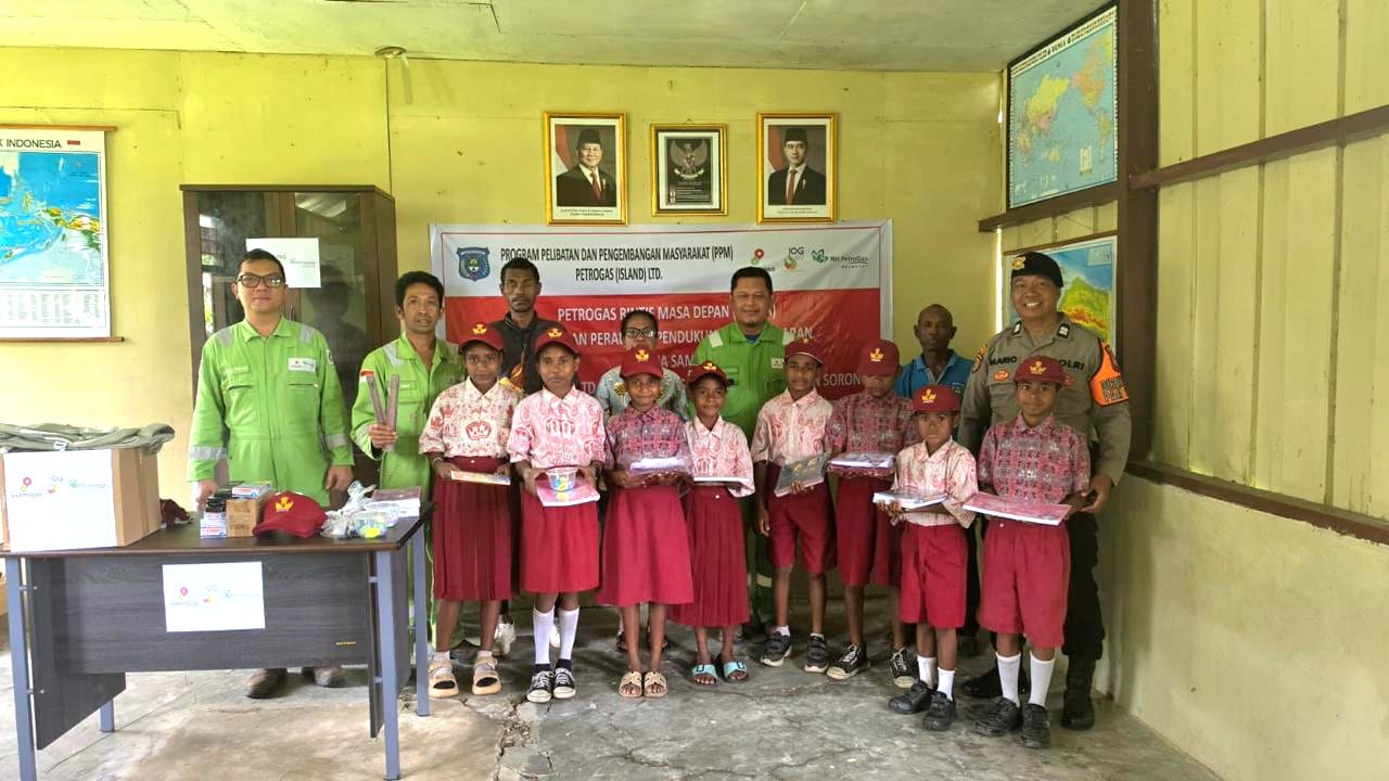 SKK Migas–Petrogas Perkuat Kualitas Pendidikan di Sorong Lewat Program Petro-Inspirasi