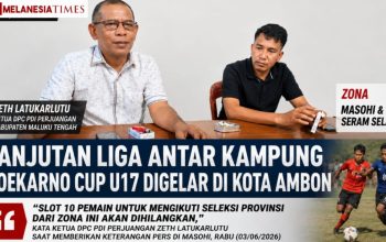 Laga Sisa Soekarno Cup U-17 Zona Masohi dan Seram Selatan Dilanjutkan di Ambon