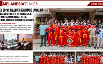 Wabup Mario Lawalata Lepas Kontingen Silat MTs Muhammadiyah Sepa, Bidik Prestasi Nasional di Kejurnas Surabaya