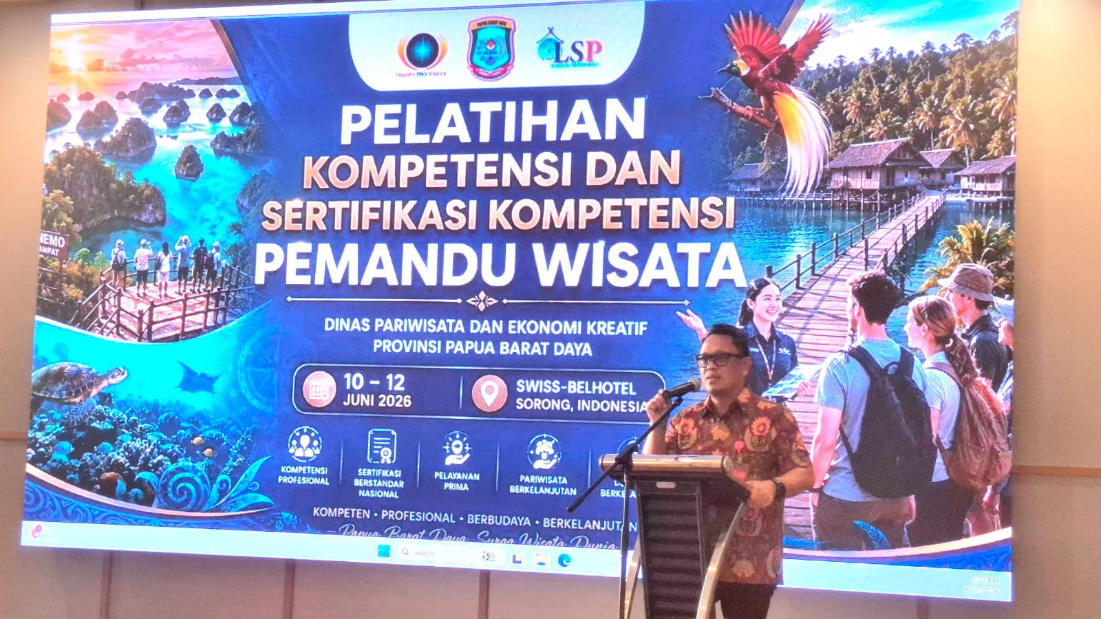Pelatihan Pemandu Wisata Papua Barat Daya Ditutup, Pemprov Perkuat SDM Menuju Destinasi Wisata Kelas Dunia