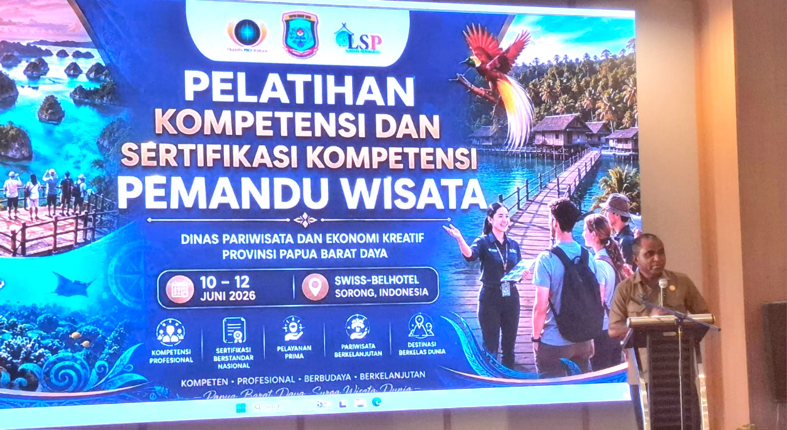 Pelatihan Pemandu Wisata Papua Barat Daya Ditutup, Pemprov Perkuat SDM Menuju Destinasi Wisata Kelas Dunia