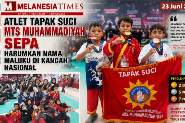 Atlet Tapak Suci MTs Muhammadiyah Sepa Harumkan Maluku di Kejurnas Surabaya, Raih 14 Medali
