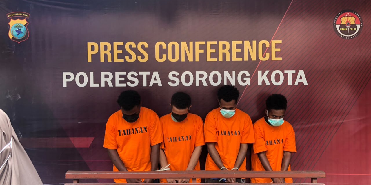 Operasi Jelang Bhayangkara ke-80, Polda Papua Barat Daya Amankan 23 Tersangka 3C