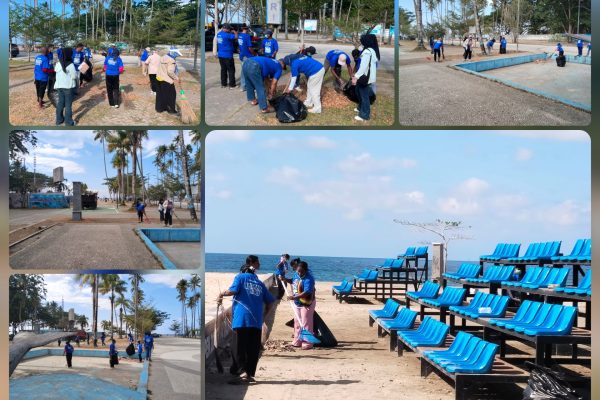 ‎DPC Demokrat Raja Ampat Gelar Aksi Bersih Pantai WTC Sambut HUT ke-25  ‎