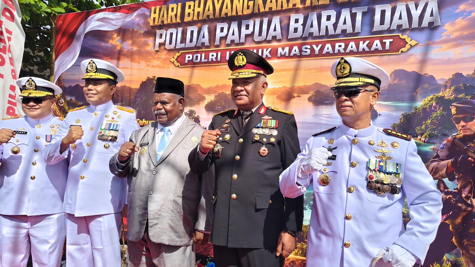 HUT Bhayangkara ke-80, Pemerintah dan Polri Papua Barat Daya Perkuat Kolaborasi Jaga Kamtibmas