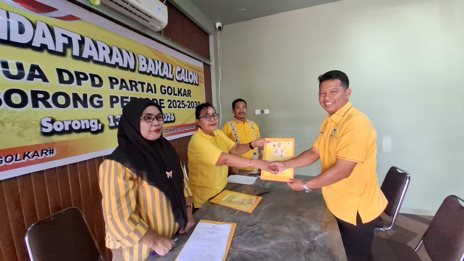 Bursa Ketua Golkar Kota Sorong Mulai Mengerucut, Dua Kandidat Telah Terdaftar