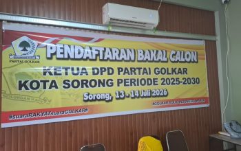 Bursa Ketua Golkar Kota Sorong Mulai Mengerucut, Dua Kandidat Resmi Terdaftar