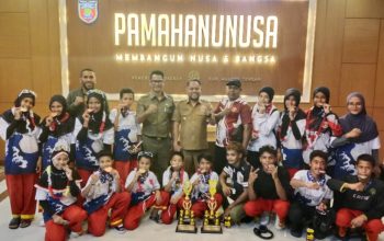 Pemda Maluku Tengah Sambut Kontingen Pencak Silat MTs Muhammadiyah Sepa, Raih 14 Medali di Kejurnas Surabaya