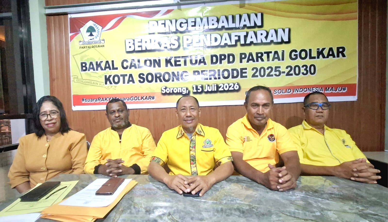 Musda Ke-VI Partai Golkar Kota Sorong: Hanya Satu Bakal Calon yang Lolos Tahap Verifikasi