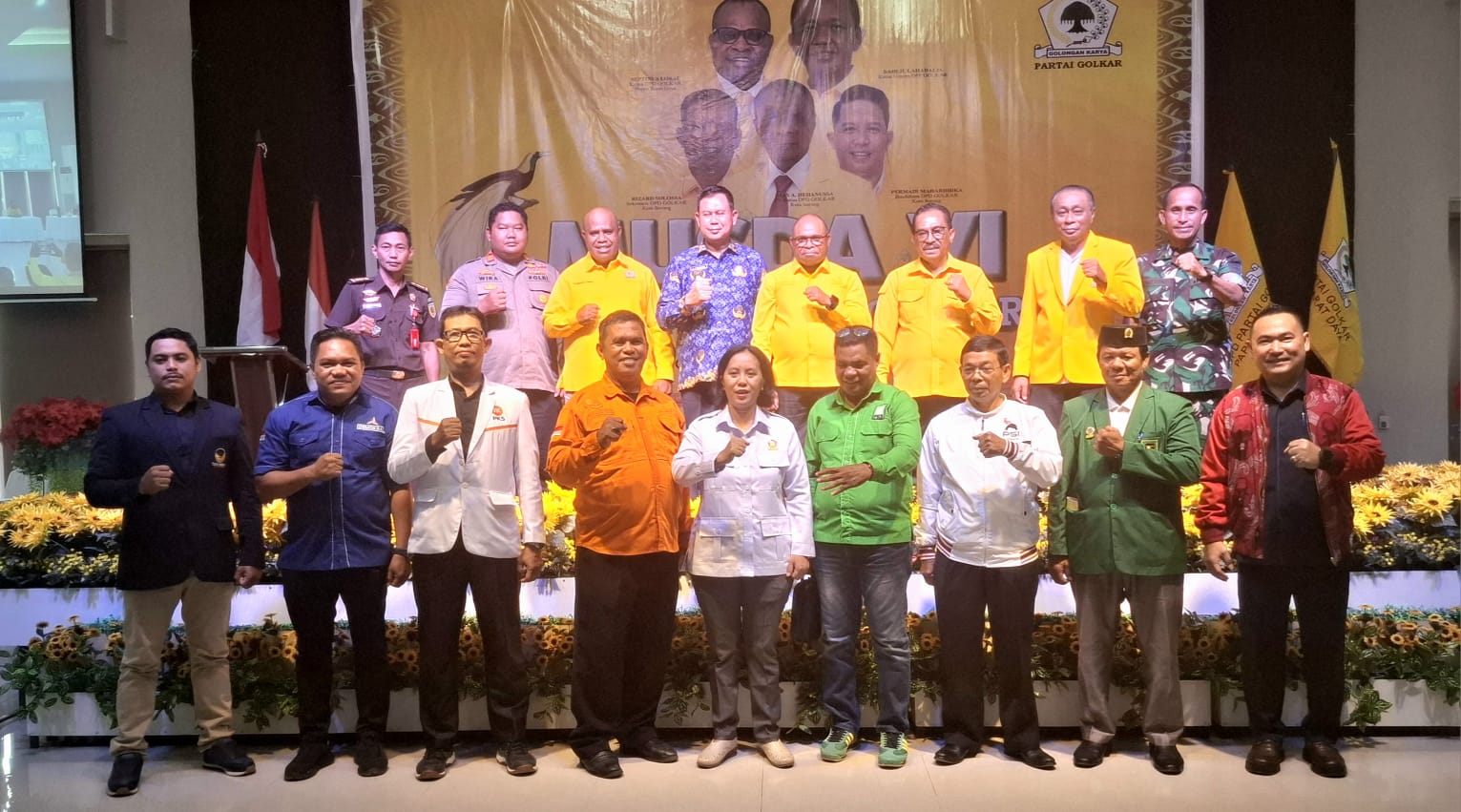Musda Ke-VI Golkar Kota Sorong Digelar, Septinus Lobat Targetkan Konsolidasi Tuntas dan Menangkan Pemilu 2029