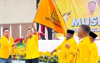 David Hehanussa Resmi Nahkodai Golkar Kota Sorong, Siap Lakukan Pembenahan Internal dan Cetak 1.000 Kader Muda