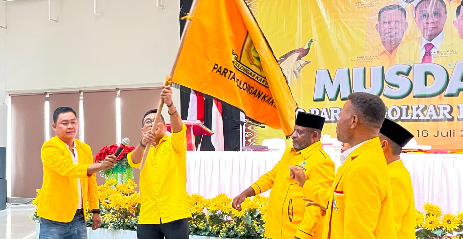 David Hehanussa Resmi Nahkodai Golkar Kota Sorong, Siap Lakukan Pembenahan Internal dan Cetak 1.000 Kader Muda