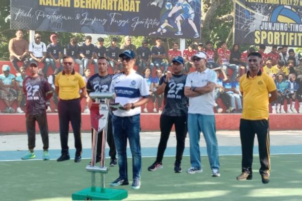 KONI Maluku Tengah Apresiasi Open Turnamen Bola Voli PBVSI Brigif 27/Nusa Ina, Perkuat Pembinaan Atlet Daerah