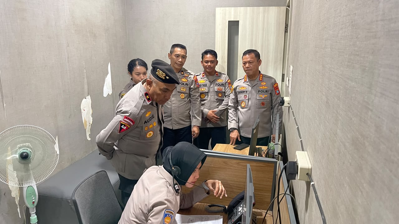 Respon Cepat Keadaan Darurat, Polresta Sorong Kota Maksimalkan Layanan Call Center 110