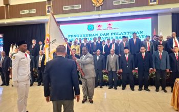 Ketua Koni Pusat Kukuhkan Elisa Kambu Sebagai Ketua KONI Papua Barat Daya Periode 2026–2030