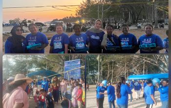 HUT ke-25, DPC Demokrat Raja Ampat Gelar Lomba Rakyat di Pantai WTC