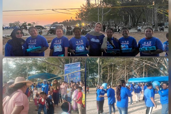 HUT ke-25, DPC Demokrat Raja Ampat Gelar Lomba Rakyat di Pantai WTC