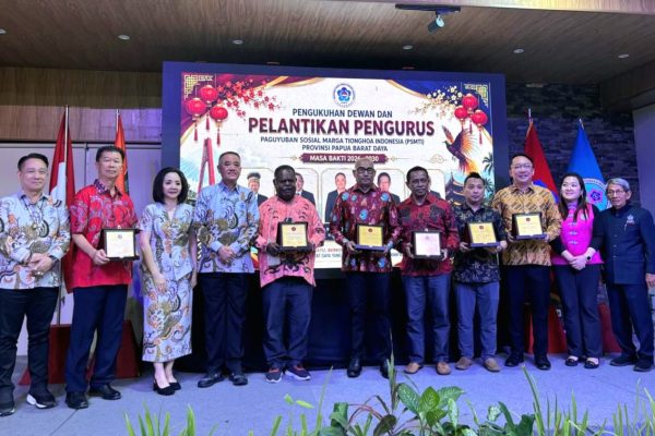 Kapolda Papua Barat Daya Hadiri Pelantikan Pengurus PSMTI, Perkuat Sinergi dan Toleransi